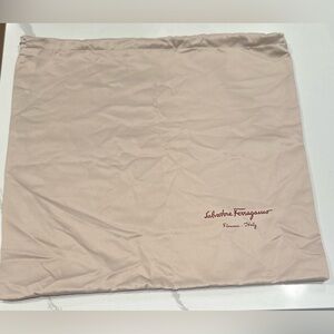 Salvatore Ferragamo Double Pocket Dust Bag 16.25 X 16